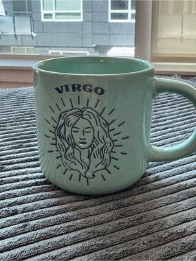 Wild Sage Virgo Astrology Ceramic Coffee Mug - Sage Green